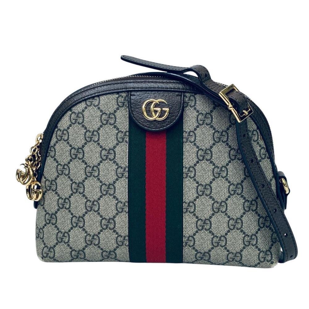 GUCCI Ophidia GG Shoulder Bag Beige